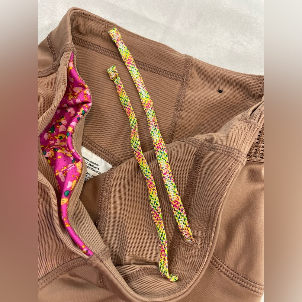 NIKE Speed Icon Clash in Desert Dust 7/8 Running Legging Women's Size M - Picture 13 of 16